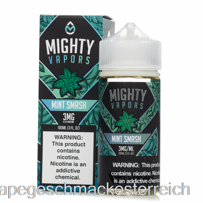 Mint Smash – Mächtige Dämpfe – 100 Ml, 0 Mg Vape-Geschmack